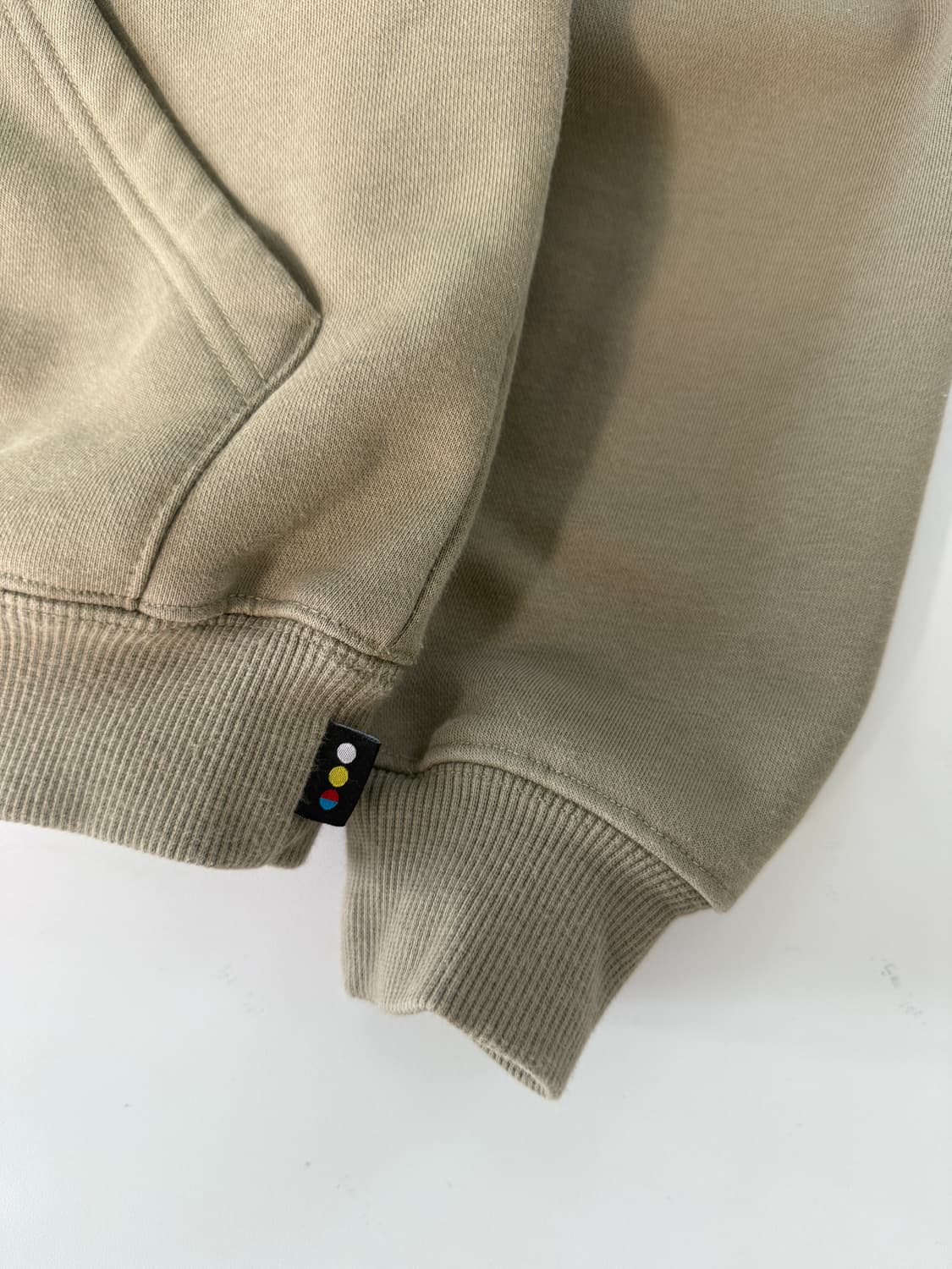 아이앱 스튜디오 루즈핏 올리브 카키 스웻 후드 상품이미지5