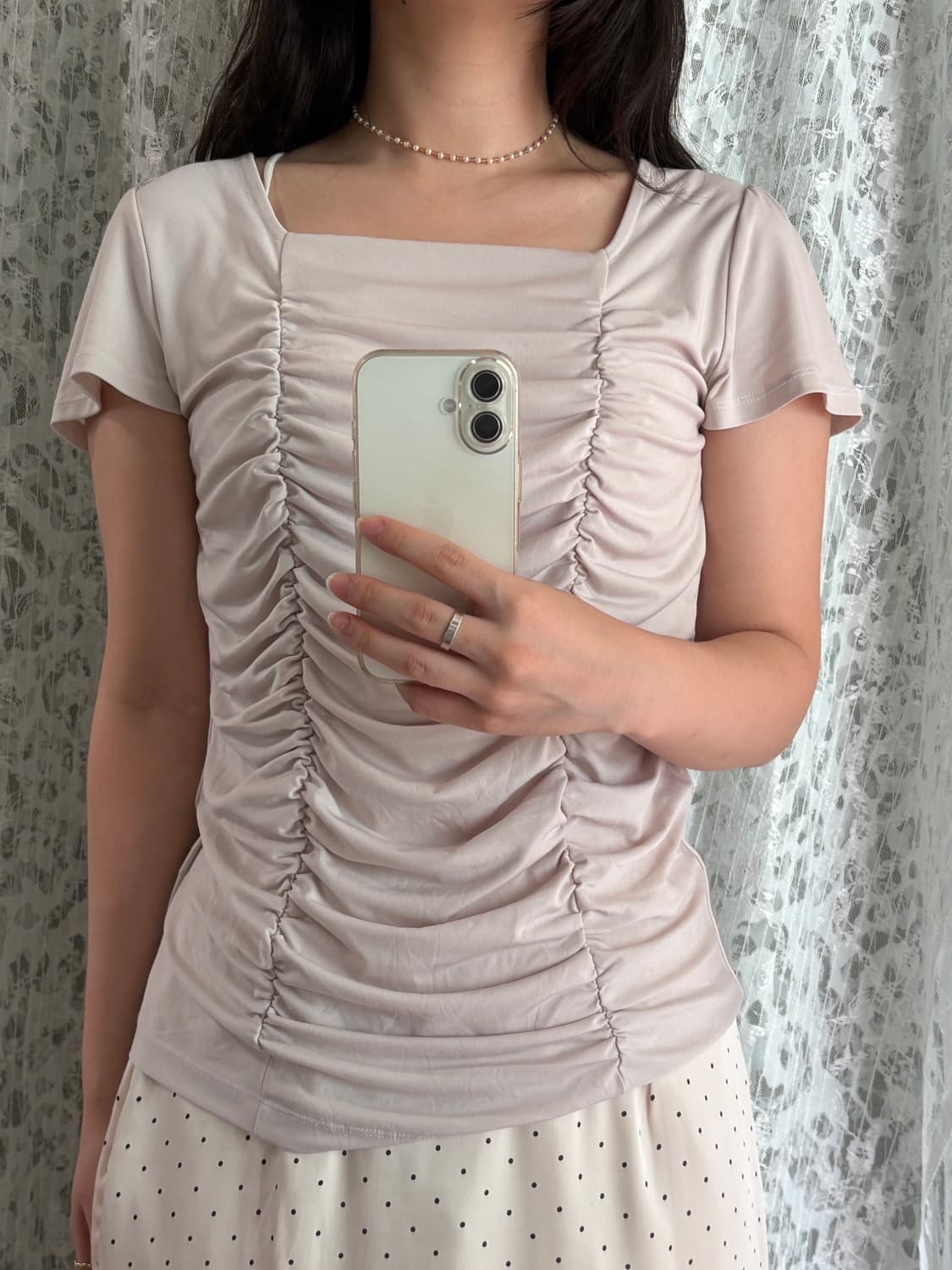 Shirring top 상품이미지3
