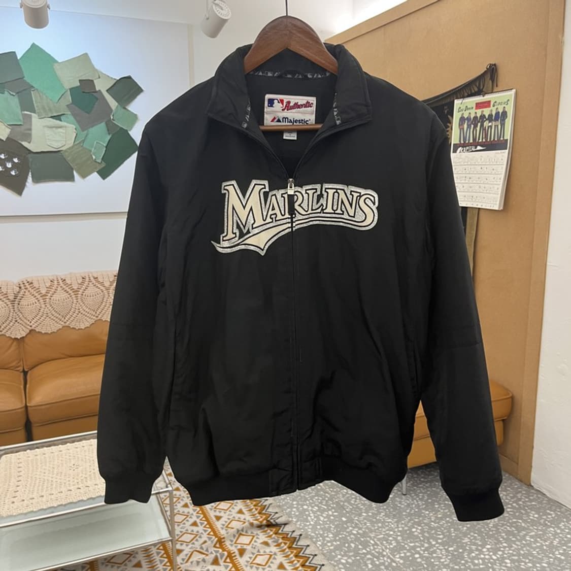 마제스틱 스트릿 펑크 플로리다 말린스 바시티 자켓 XL C11013 상품이미지3