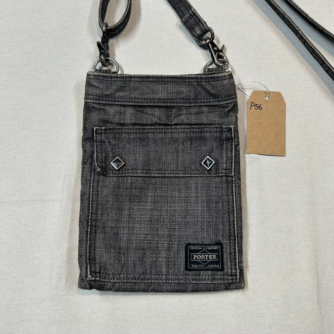 요시다 포터 온스 코튼 데님 크로스백 숄더백 P56 상품이미지2