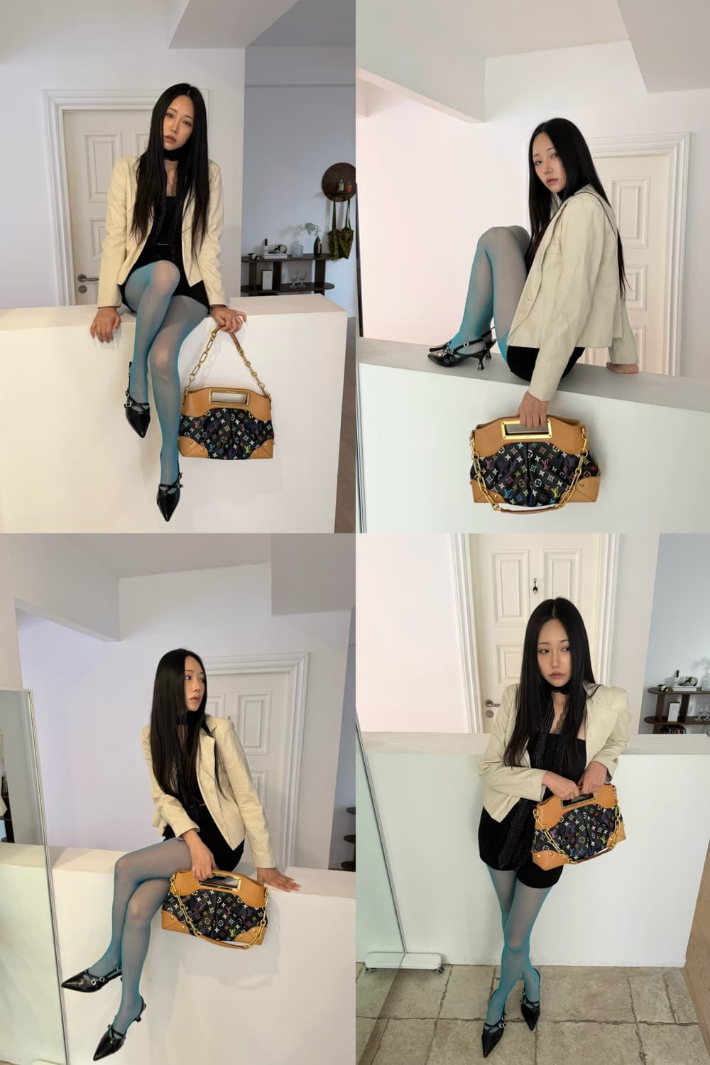 루이비통 무라카미 블랙 멀티 주디백 상품이미지2