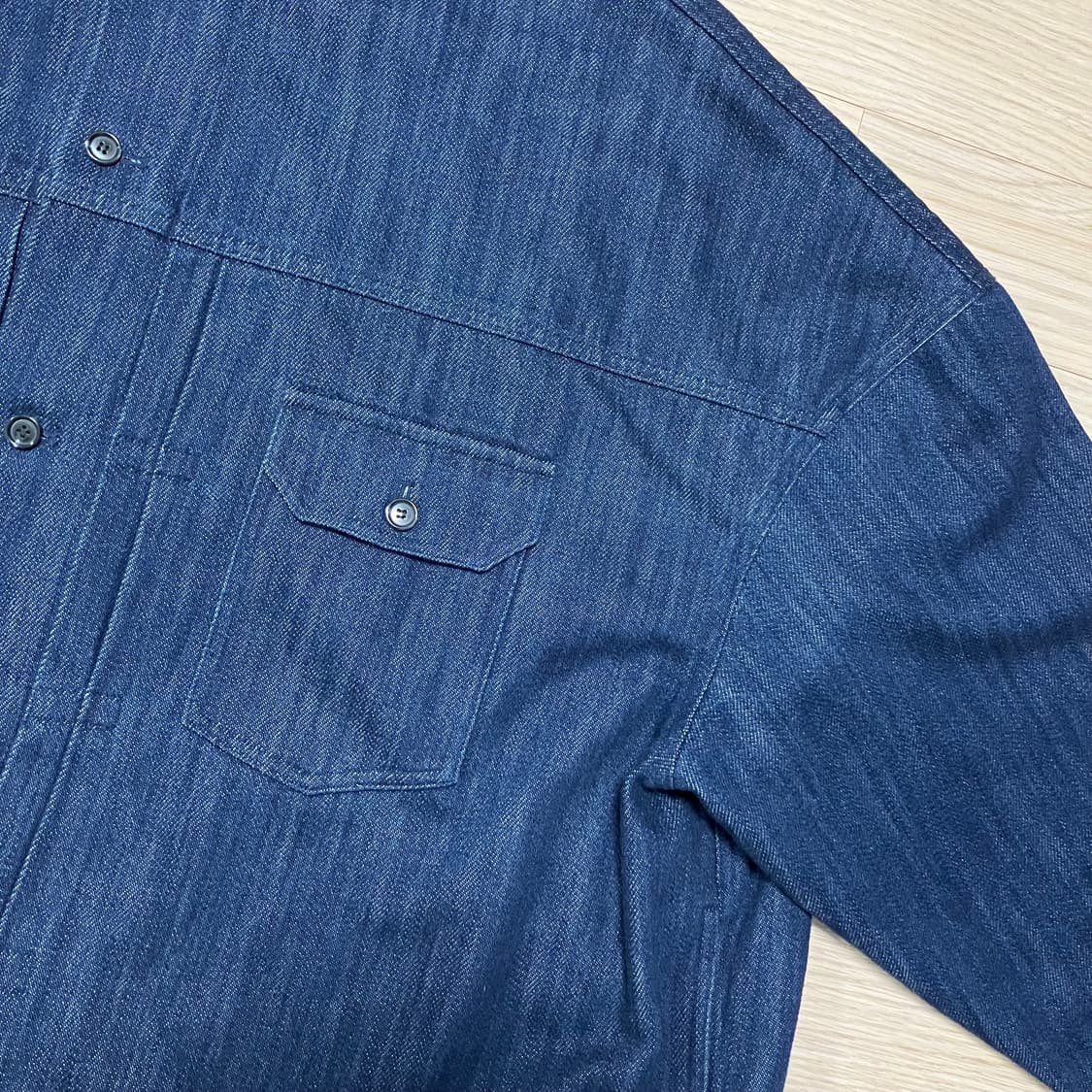 이스트오캄 x 몬스터쏭 데님 트러커 자켓 상품이미지6