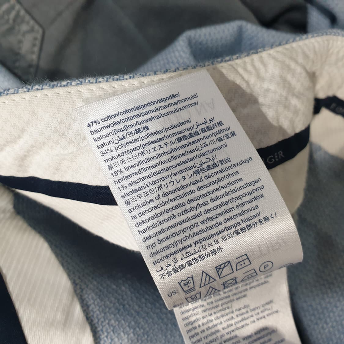 타미힐피거 여성 린넨혼방 바지 27 상품이미지8