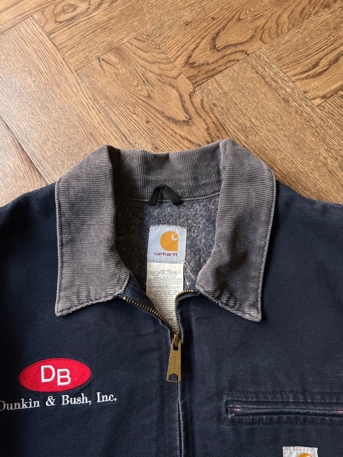 [XL]칼하트 J01 디트로이트 다크네이비 워크자켓 상품이미지2