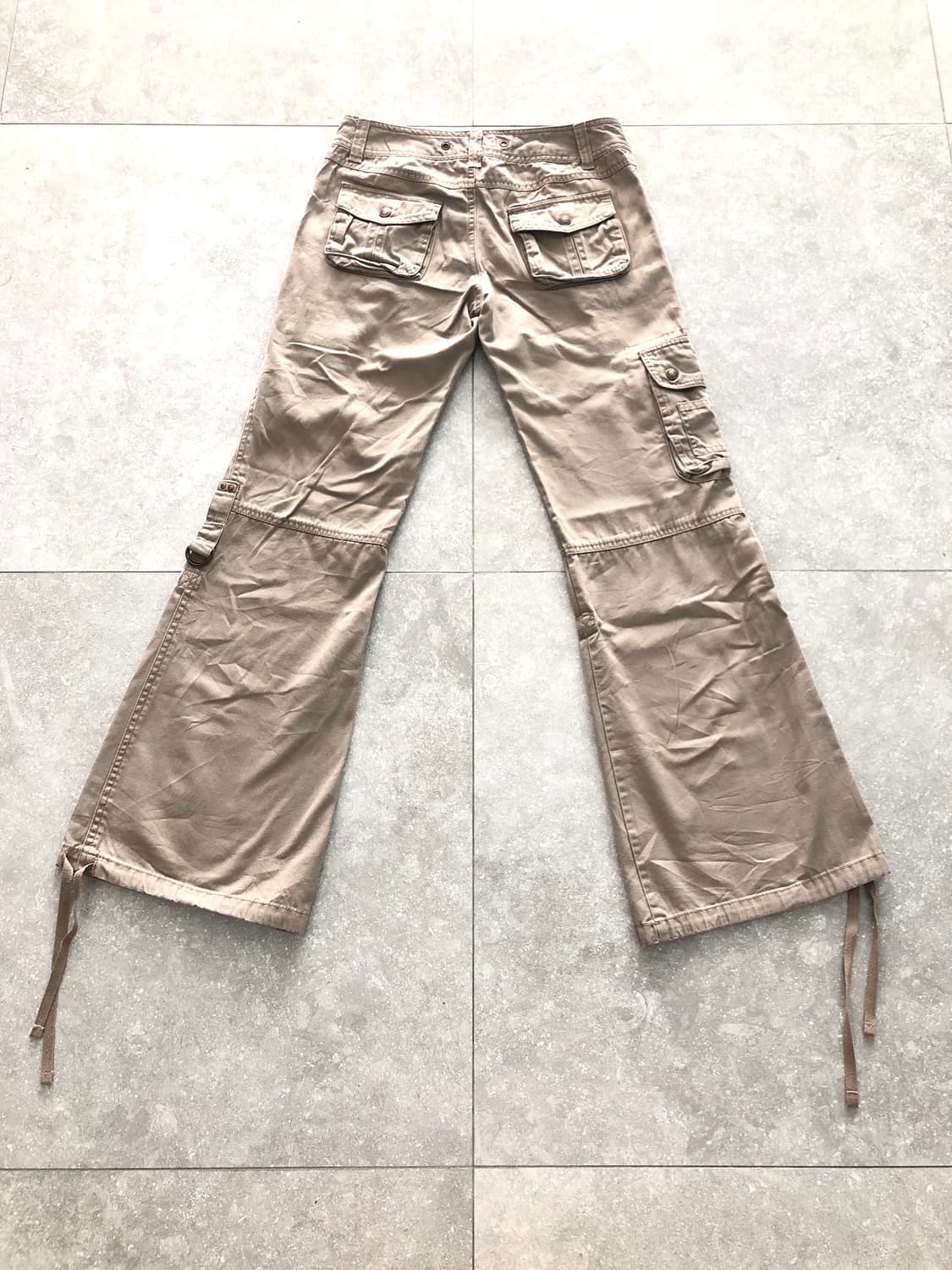 Rote Rose 미드라이즈 카고 팬츠 상품이미지3