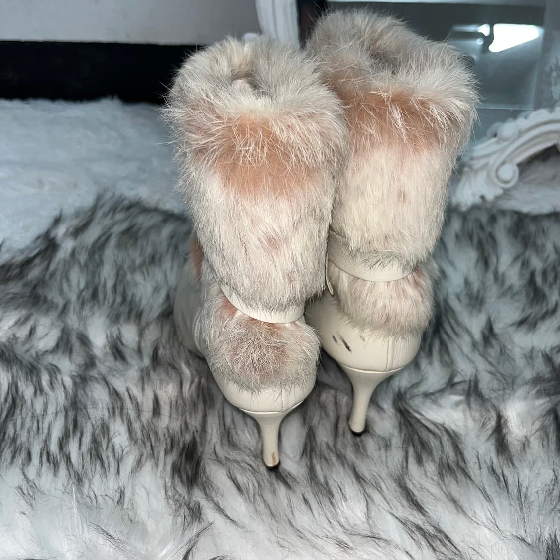 빈티지 레빗퍼 힐 상품이미지4