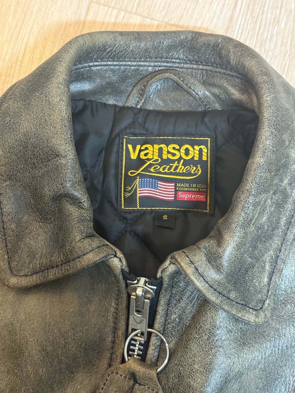 [S] 슈프림 밴슨 레더 자켓 블랙 상품이미지2