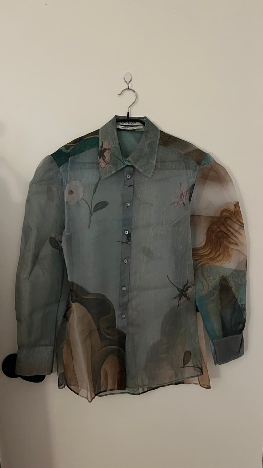 Organza blouse 상품이미지1