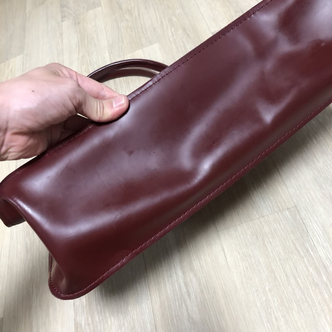 (OS) 닥터마틴 Dr.martens 스무스 레더 토드백 버건디 상품이미지3