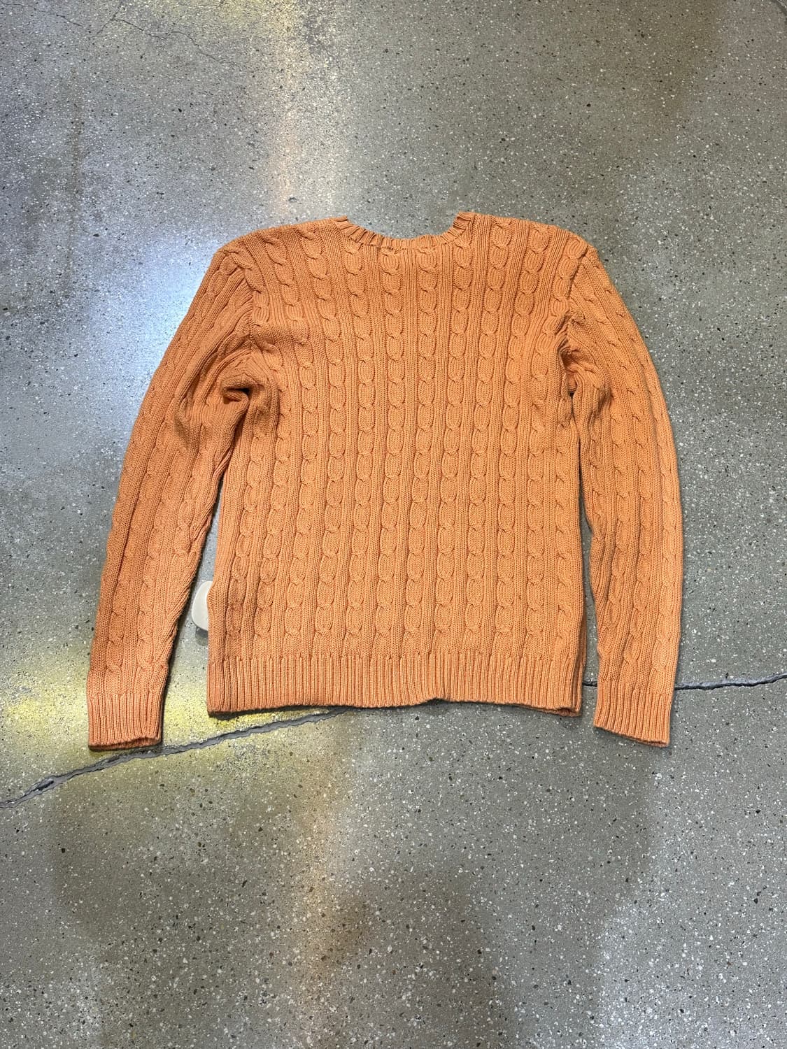 POLO 폴로 오렌지 케이블니트💯 상품이미지5