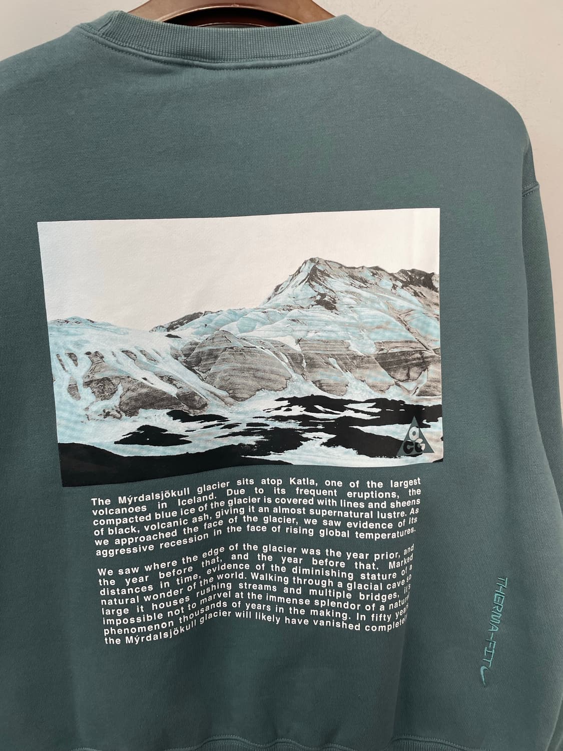 나이키 ACG 써마핏 플리스 그래픽 미네랄 슬레이트 맨투맨 H2268 상품이미지6