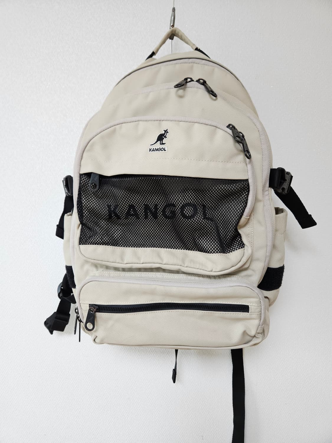 [A+급] 캉골 백팩 베이지색 KANGOL 가방 완전 깨끗함 상품이미지1