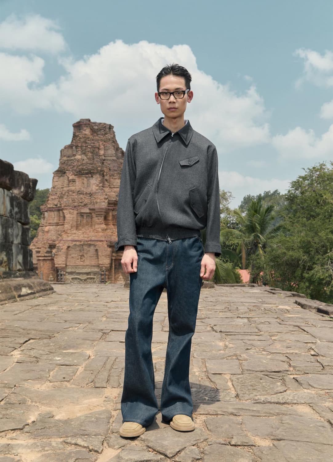 stu 스트라이프 라운드 자켓 상품이미지1