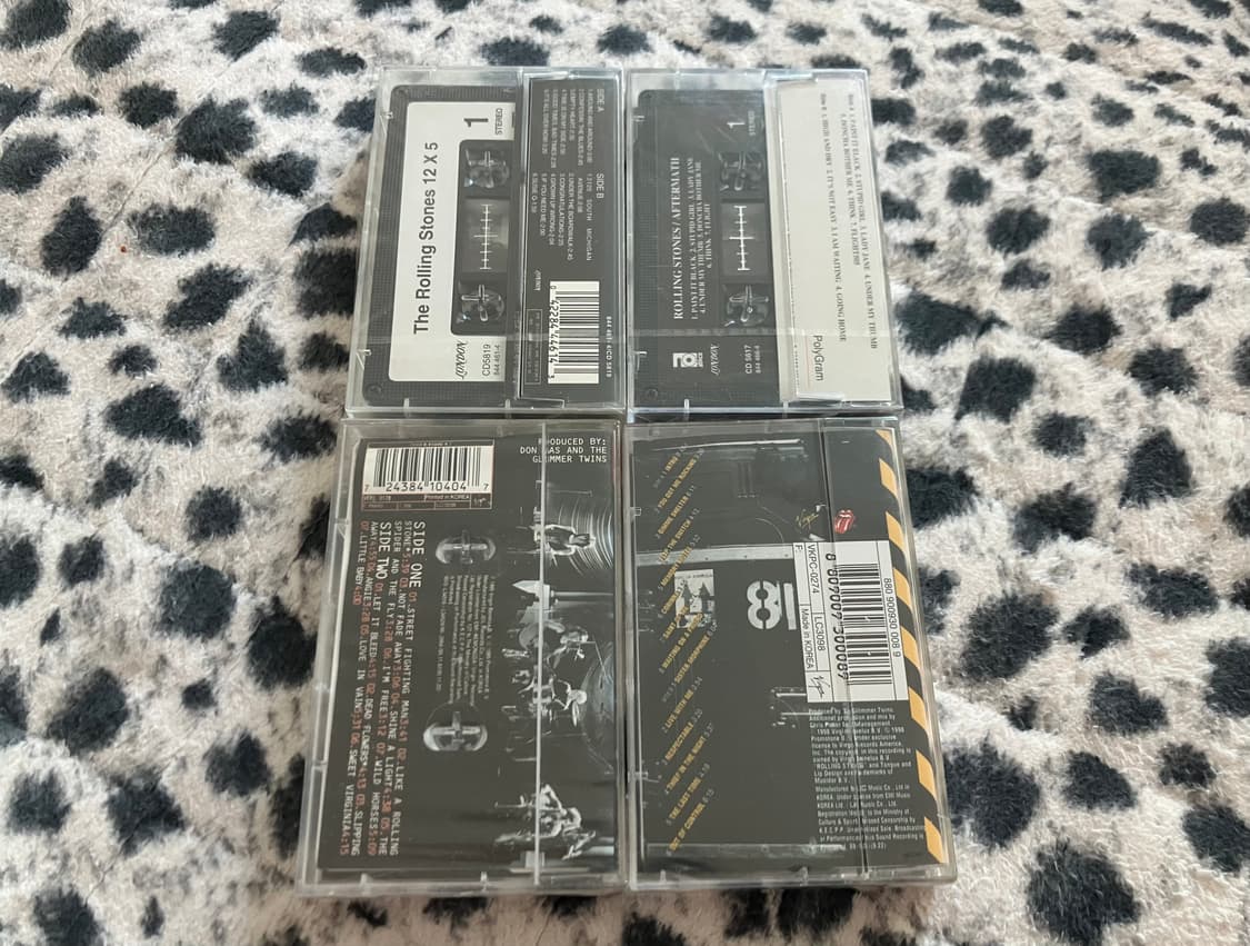 롤링스톤즈 라이센스 미개봉 카세트테이프 롤링스톤스 상품이미지3