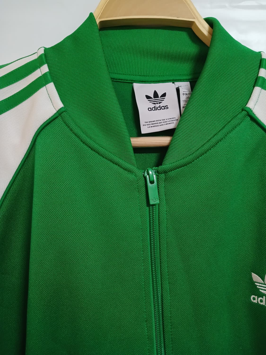 (새상품급,2XL,110)아디다스 져지 그린 상품이미지5