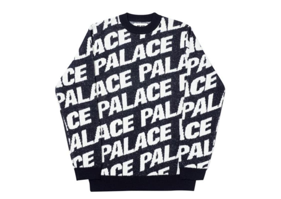 팔라스 레터링 토널 니트 상품이미지1