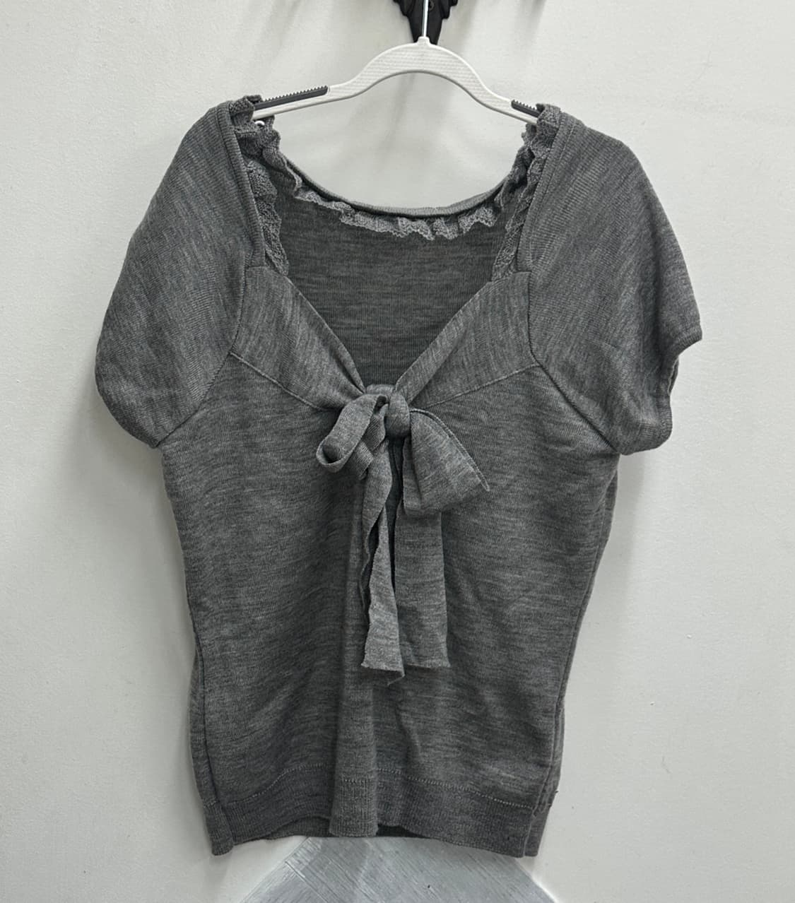 🖤하구미 도트 러블리 갸루 코디세트🖤 리본 마계 지뢰계 고스로리 상품이미지5