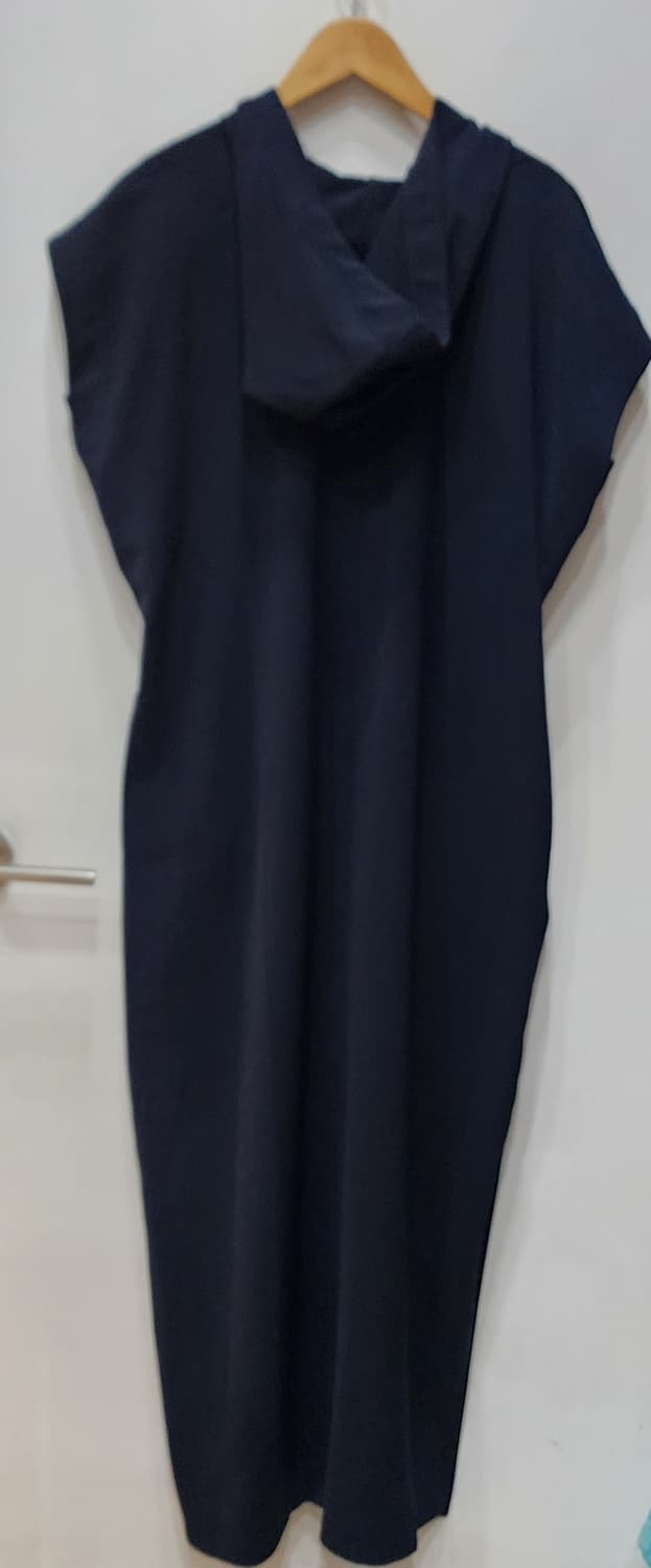 TIME 타임 후드 반팔 원피스 네이비 새제품 이너포함 상품이미지1