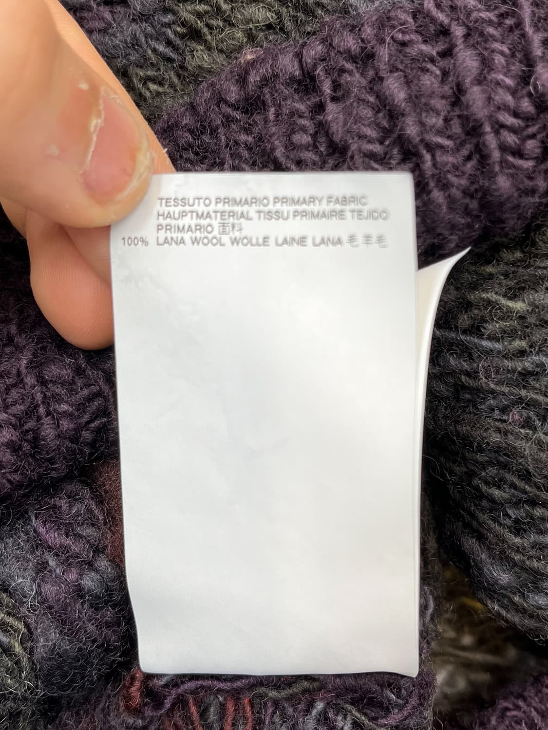 마르니 18AW 페어아일 컷오프 울 니트 베스트 상품이미지7