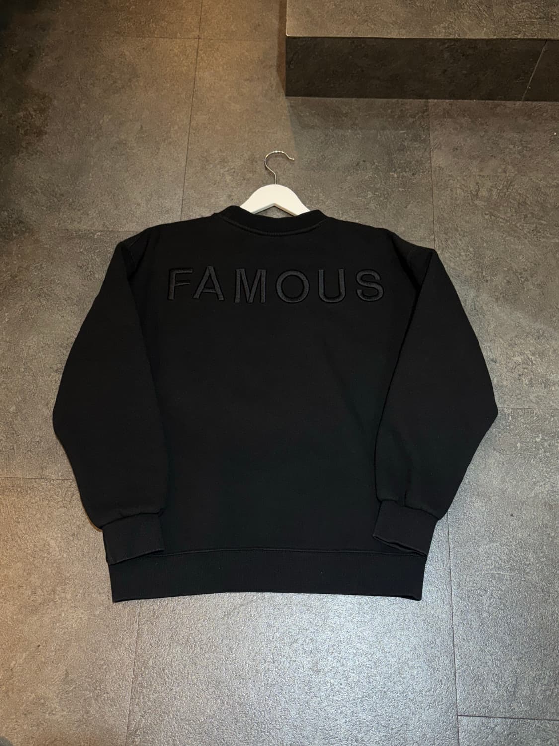 앤더슨벨 맨투맨 블랙 S 상품이미지3