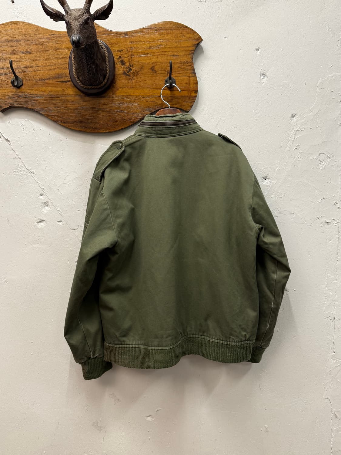 F) Vintage Sherpa-Lined Flight Bomber Ja 상품이미지4