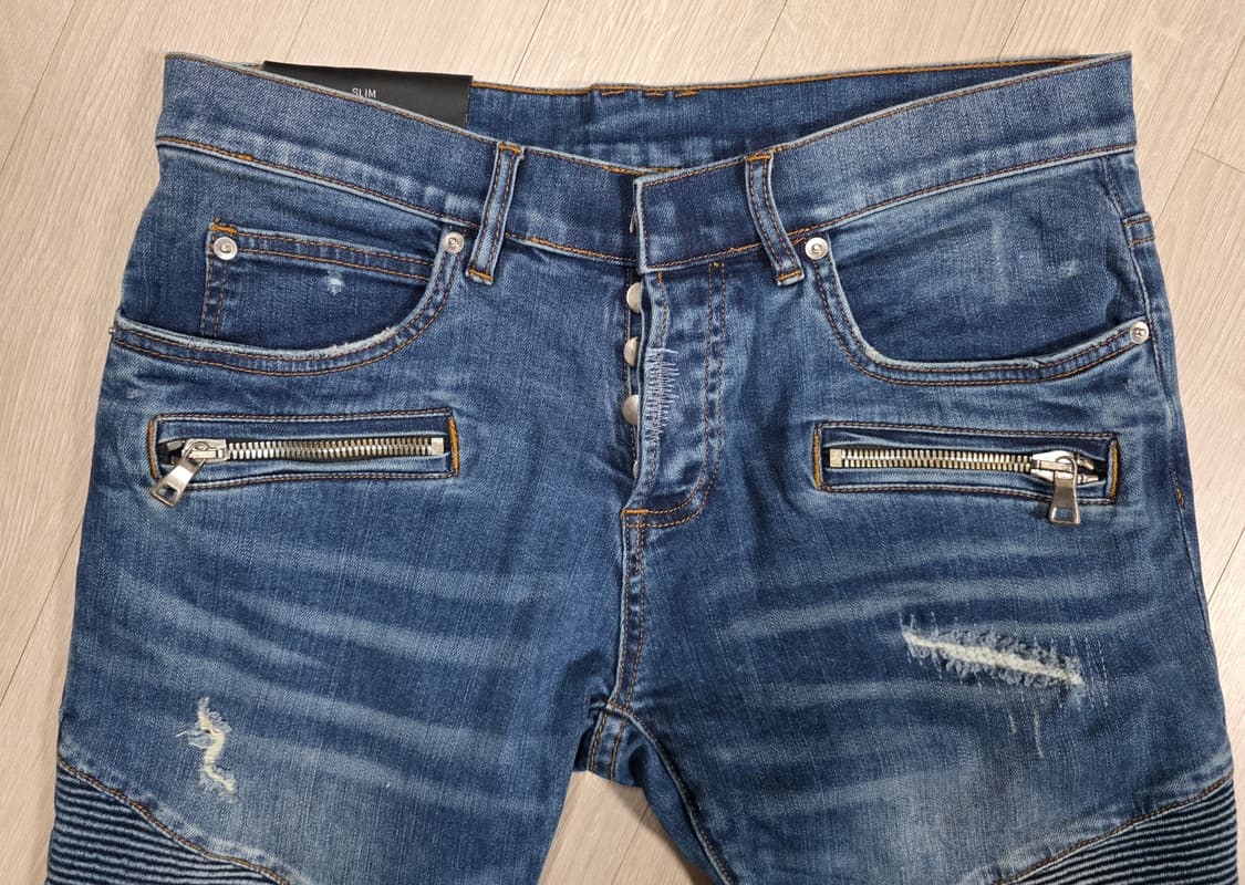 [정품] 발망 바이커진 프리아 네이비블루.  싸이즈 32 상품이미지3