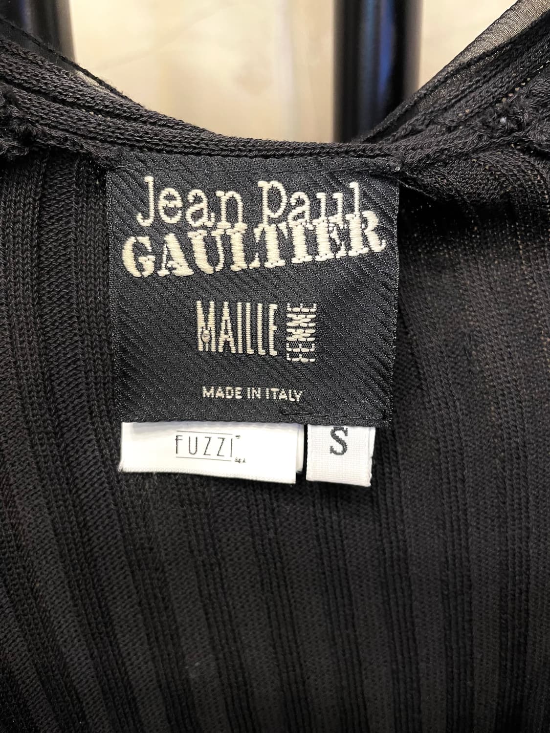 장폴고티에 블랙 시스루 블라우스 55~55반 상품이미지10