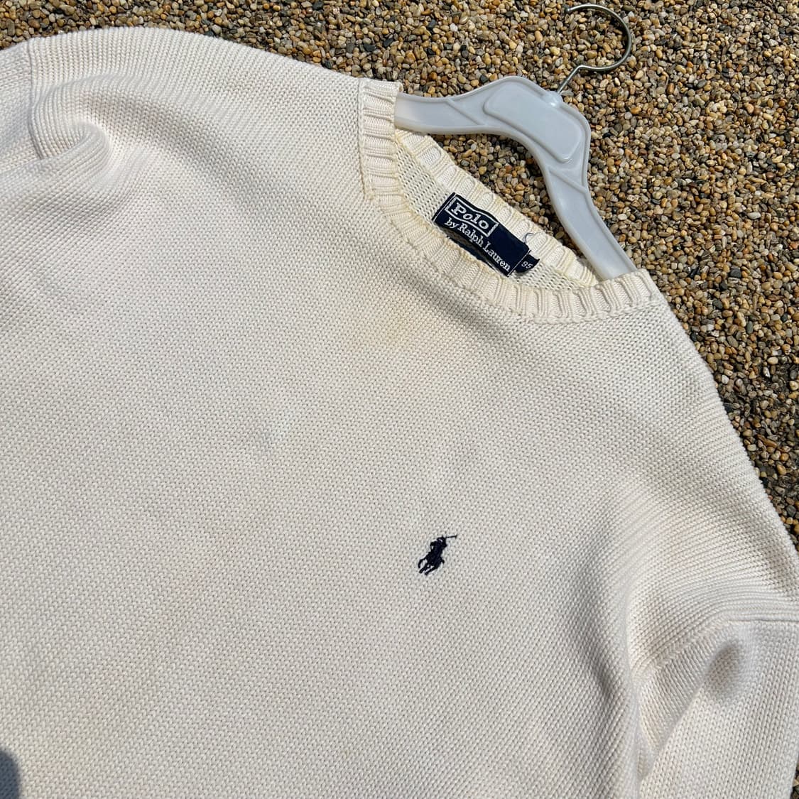 폴로(POLO RalphLauren)아이보리 코튼 니트 상품이미지2