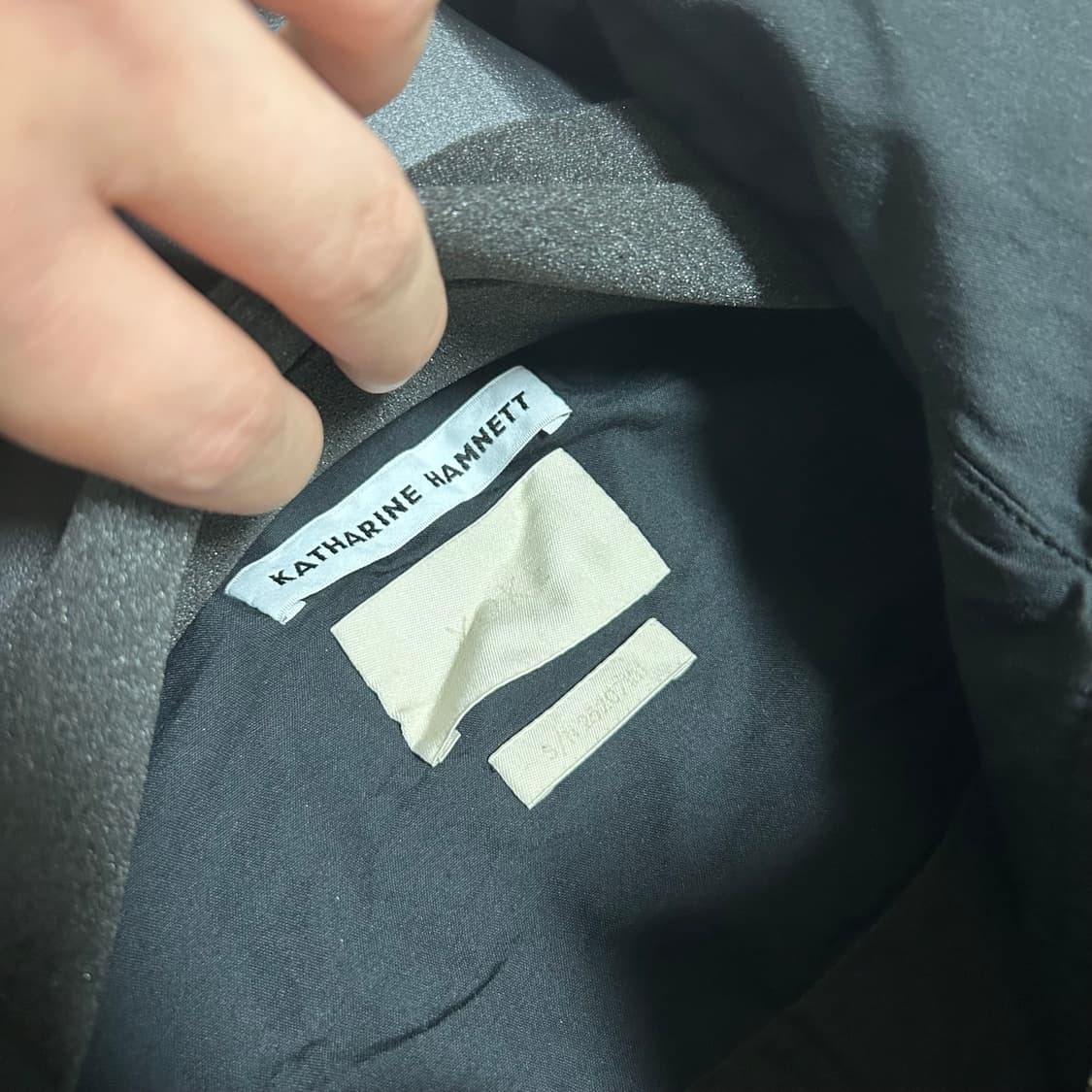 [2] YOKE 요크 리사이클 하프코트 블랙 상품이미지7