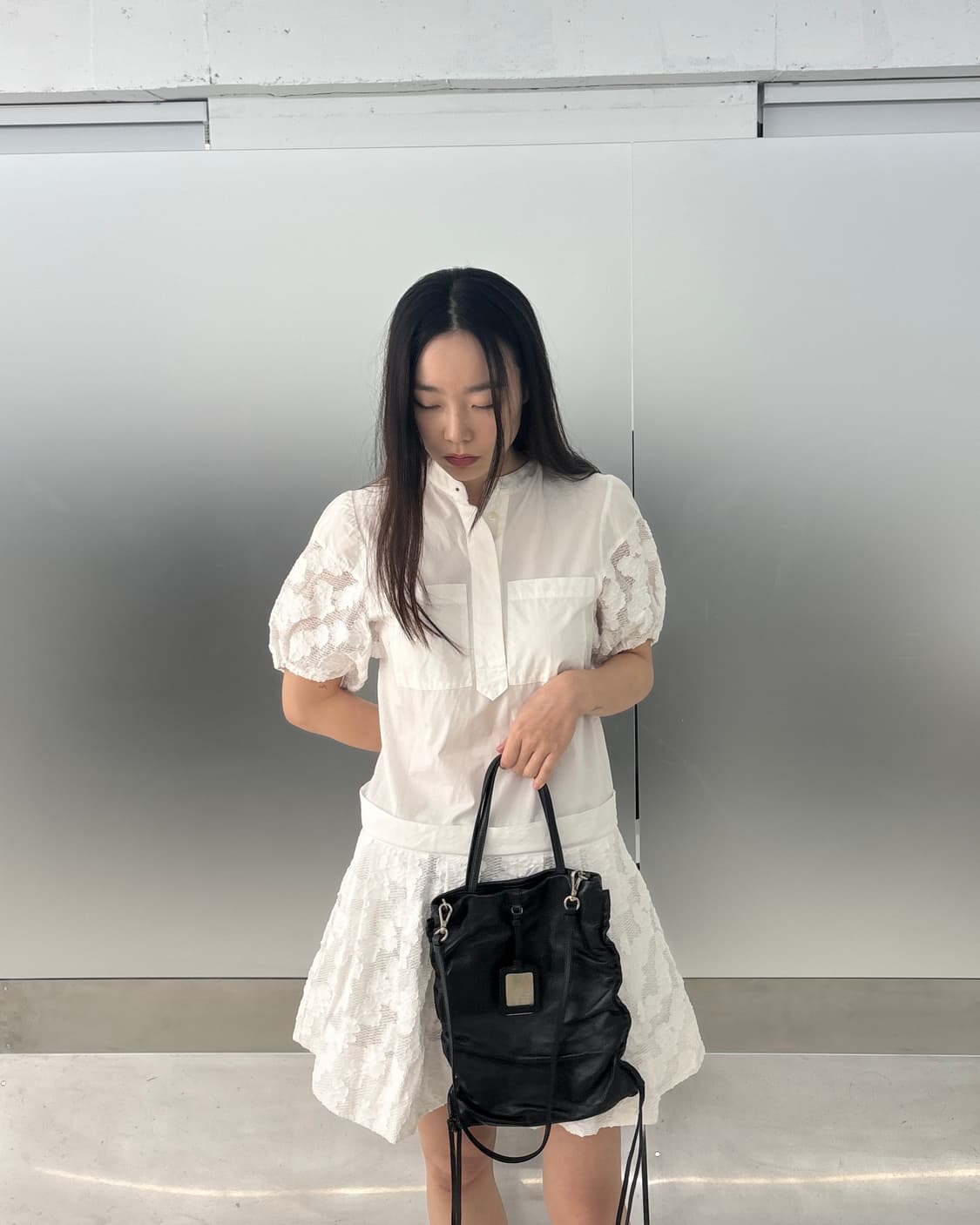 Jilsander navy 2way bag 상품이미지4