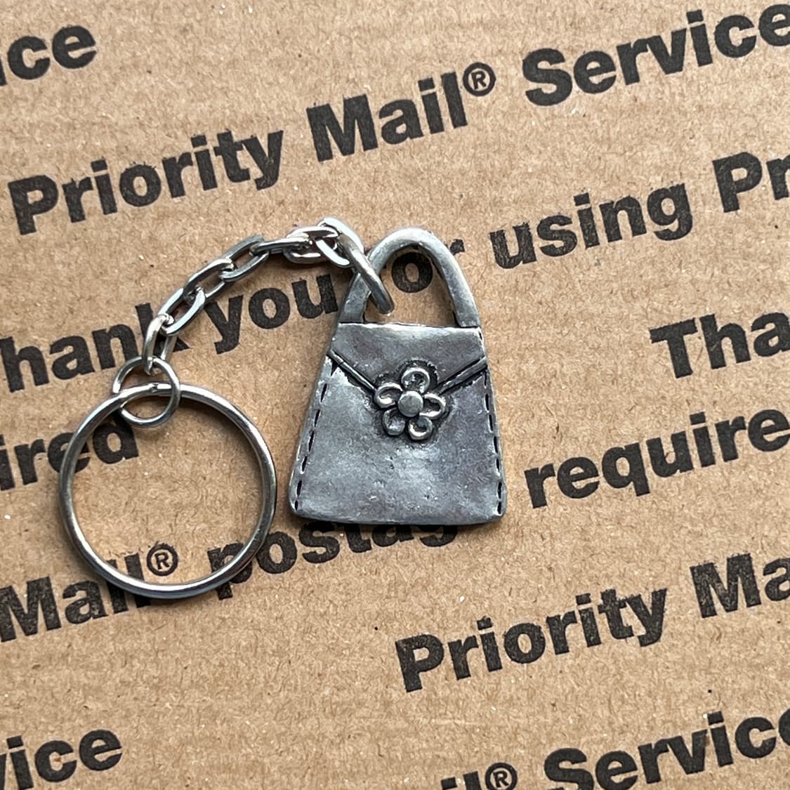 90s vtg Mini Bag Charm Keyring 상품이미지1