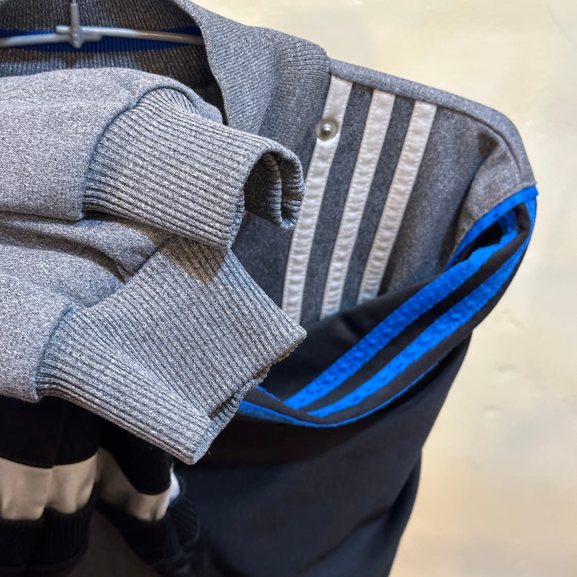 아디다스 올드스쿨 삼선 배색 집업 S 상품이미지4