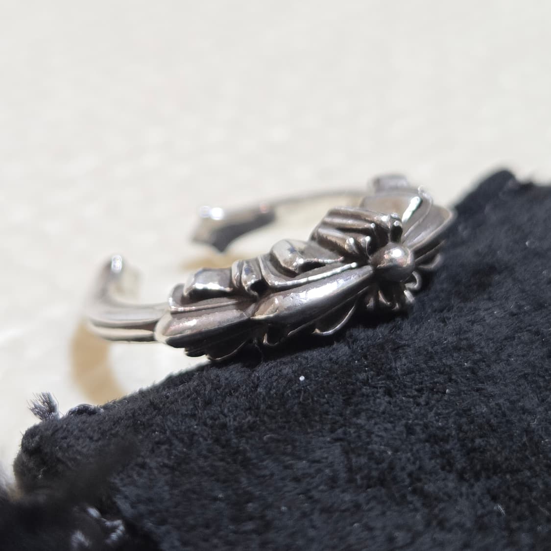 크롬하츠 베이비 더블 플로랄 링 US5.5 상품이미지3