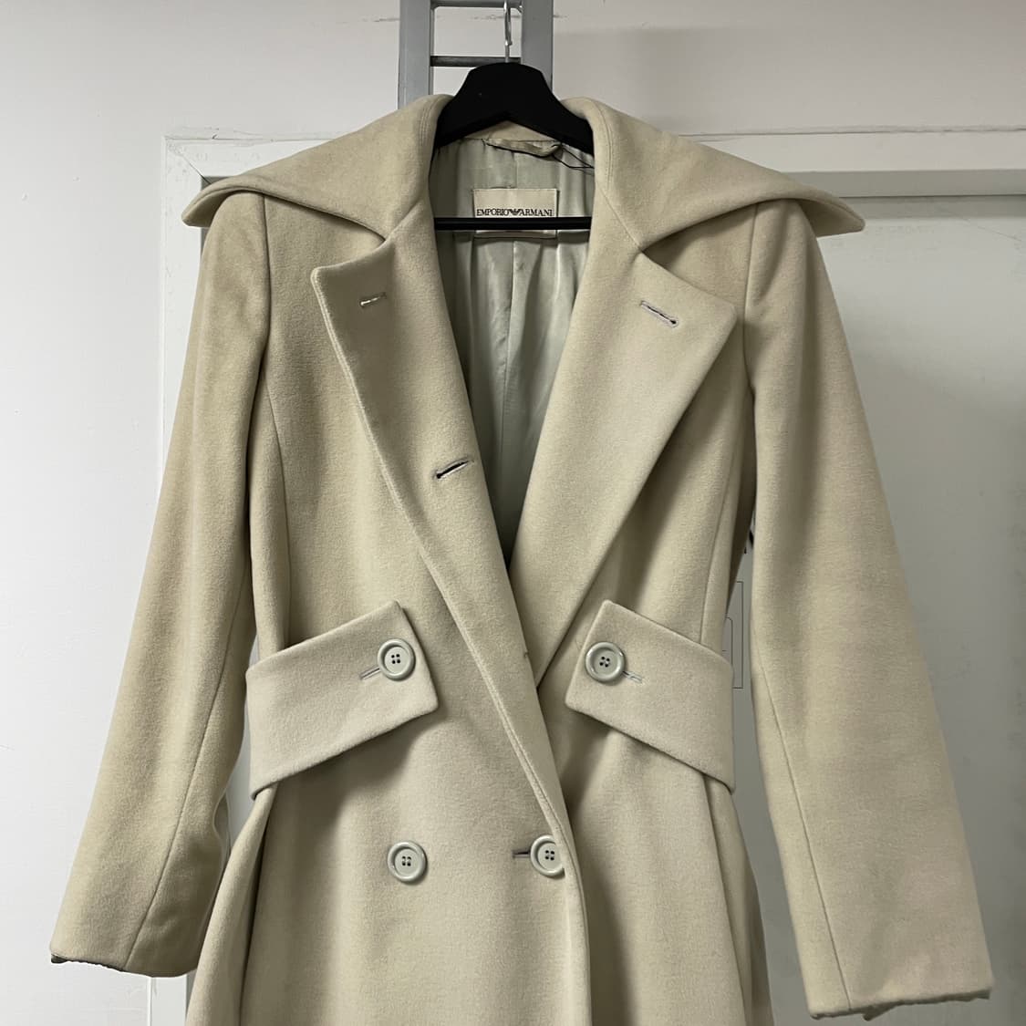 엠포리오아르마니 아이보리 코트 38(W) 상품이미지2
