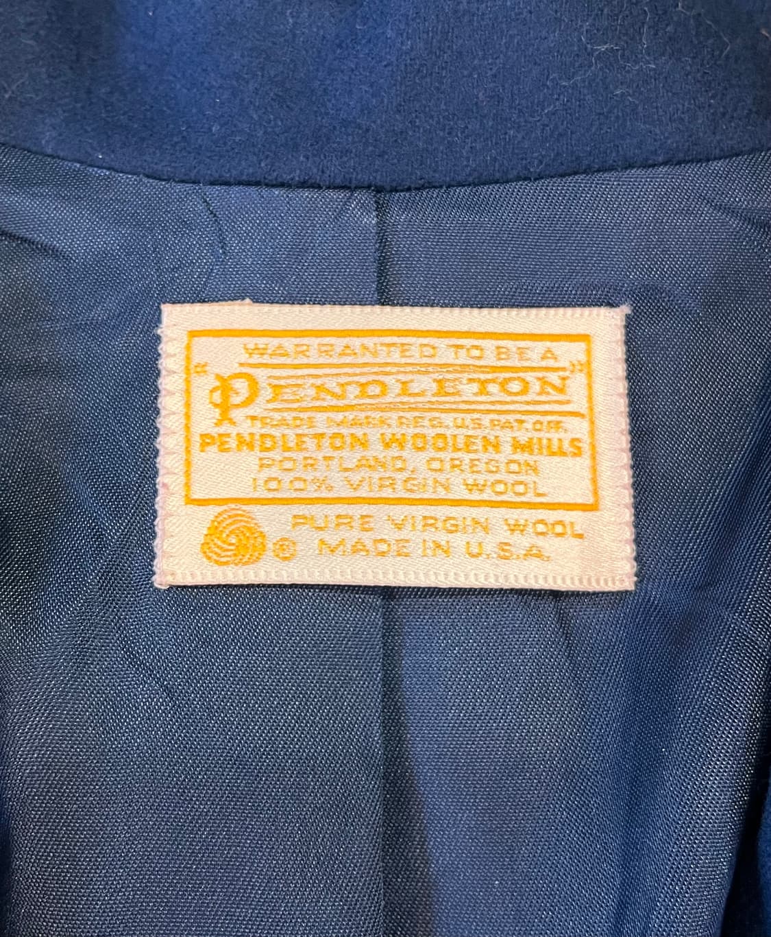 80-90년대 펜들턴 금장 울 크롭 블레이저 (미국제) 상품이미지3