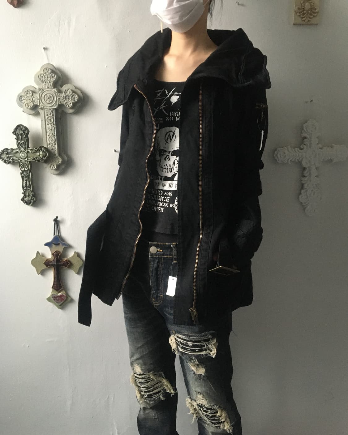 Goa belted filed jacket 상품이미지6