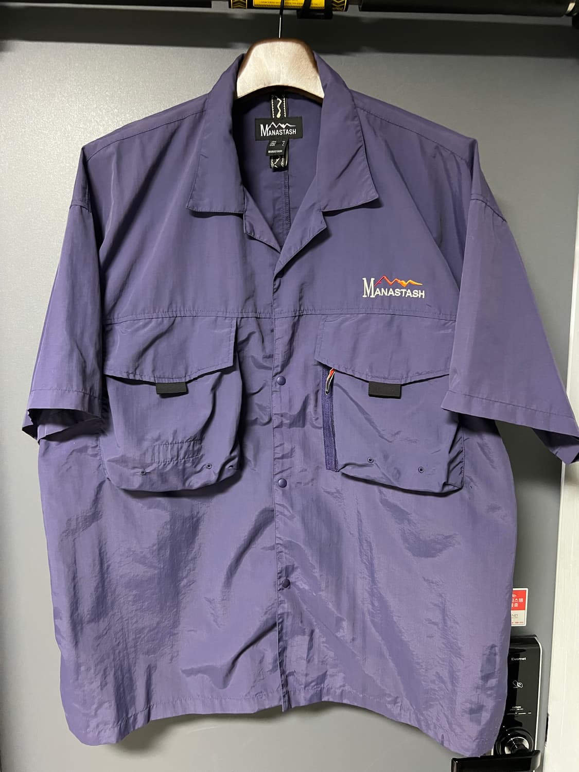 마나스타시 River shirts(Purple)/XL 상품이미지2