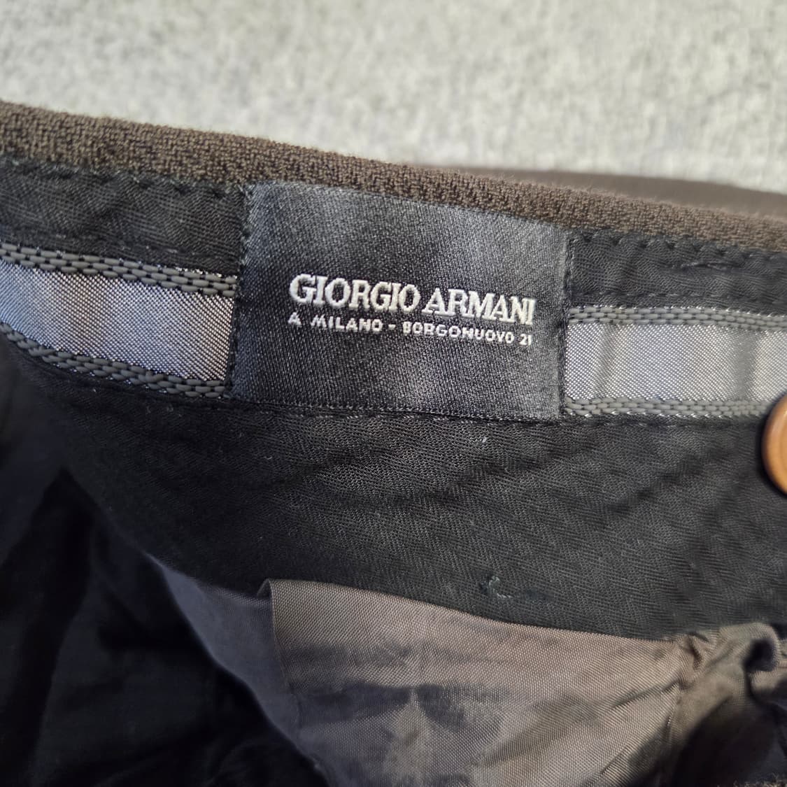 Giorgio Armani 아르마니 울 슬랙스 팬츠 32-33 상품이미지3