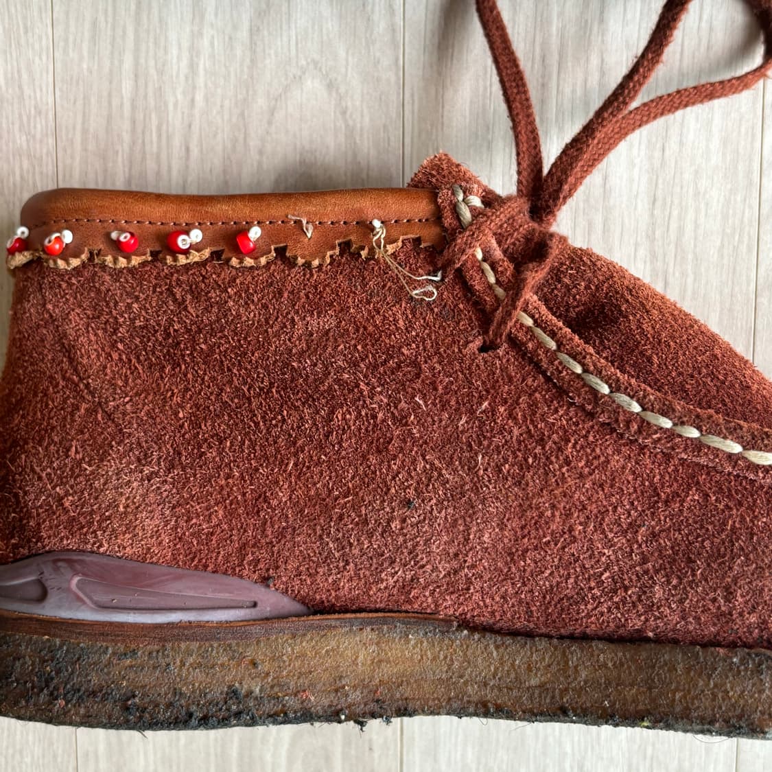 비즈빔(visvim) 스웨이드 미드컷 부츠 / 러스트 컬러 / 감성 빈티 상품이미지8
