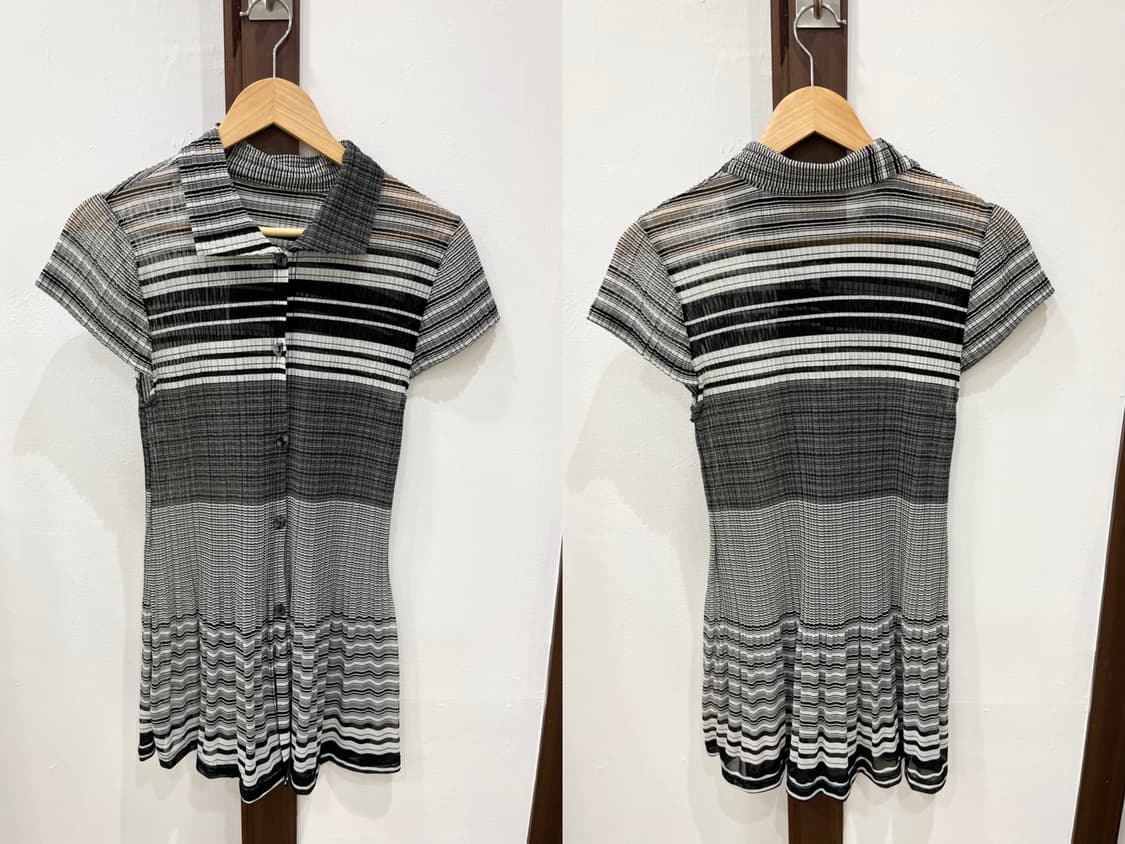 stripe pleats mini ops 상품이미지7