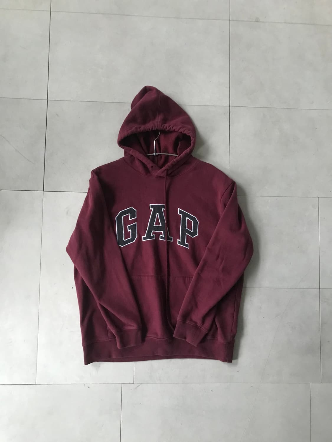 갭 버건디 후드티 상품이미지6