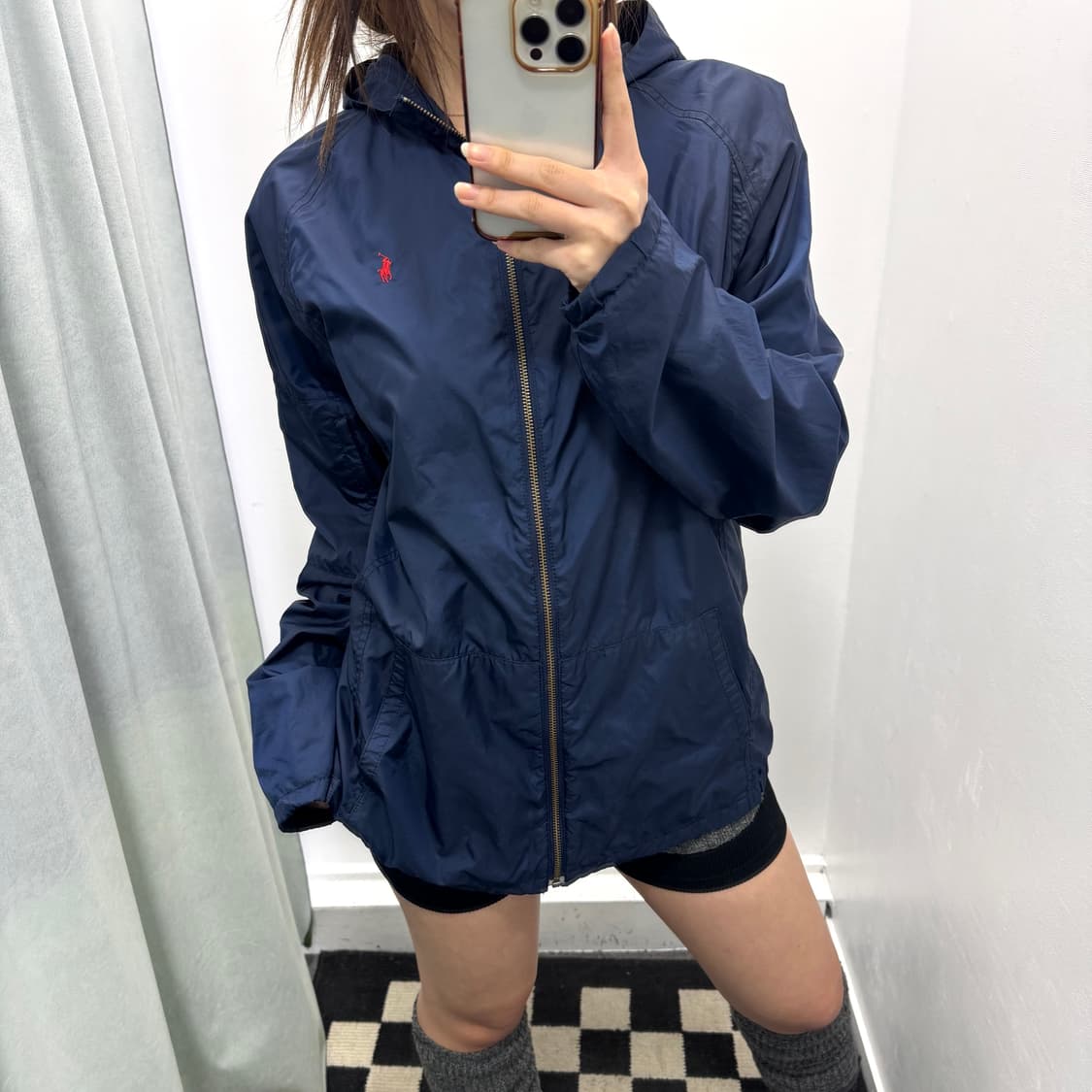 폴로 네이비 바람막이 상품이미지2