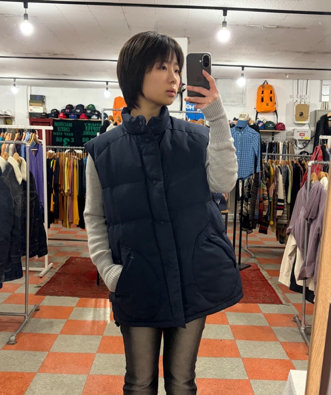 예쓰아이씨 조끼패딩 상품이미지1