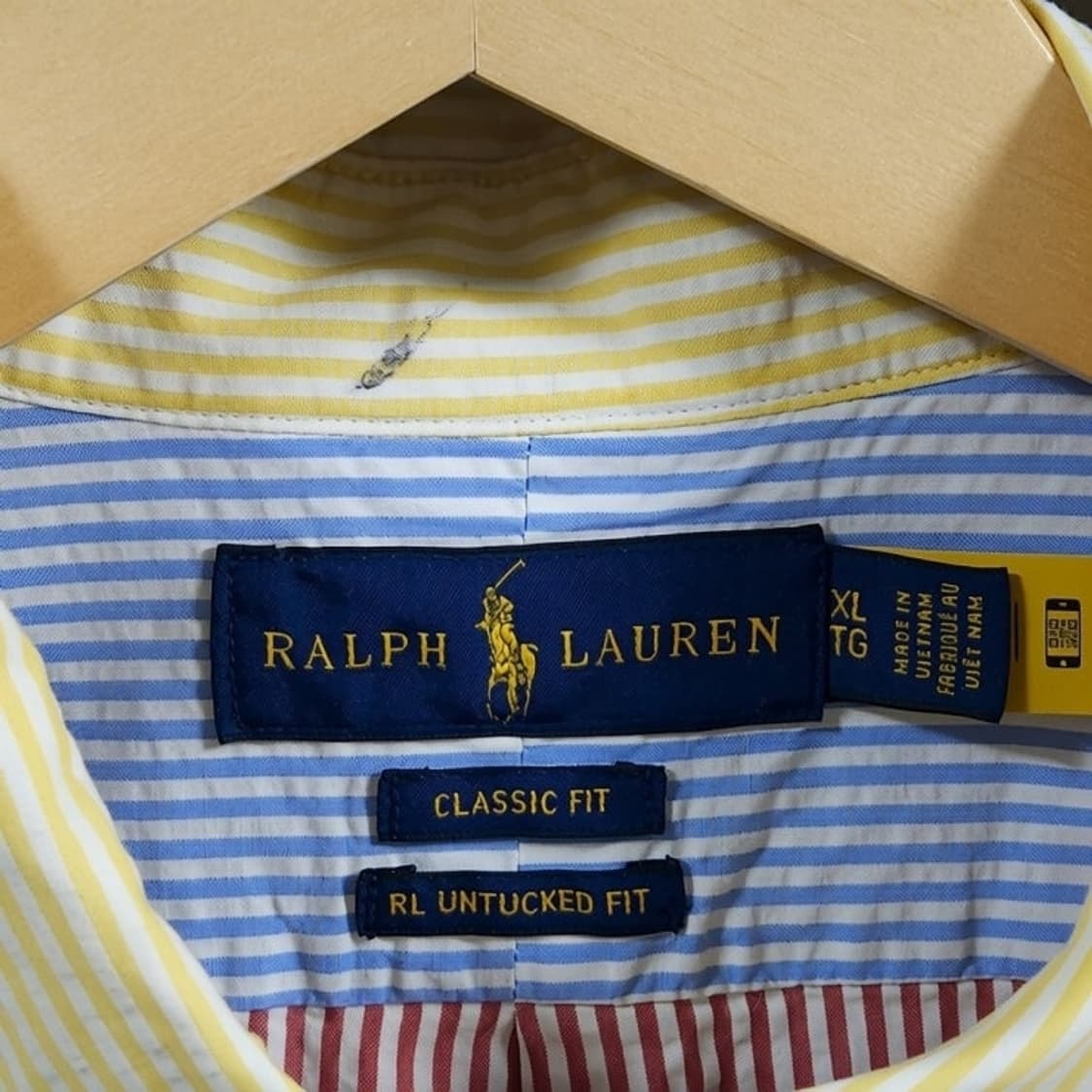 105 POLO 폴로 멀티 스트라이프 시어서커 반팔셔츠 상품이미지5