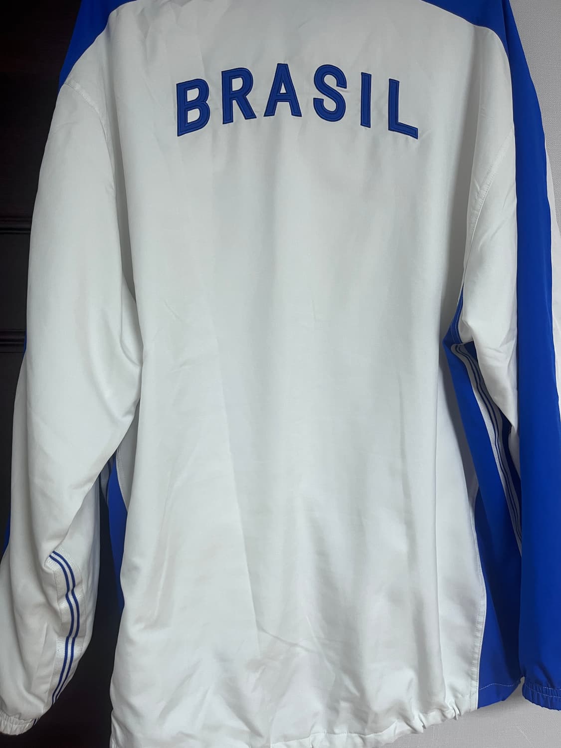 나이키 브라질 1998 리이슈 사커 레플리카 트랙자켓 화이트 상품이미지9