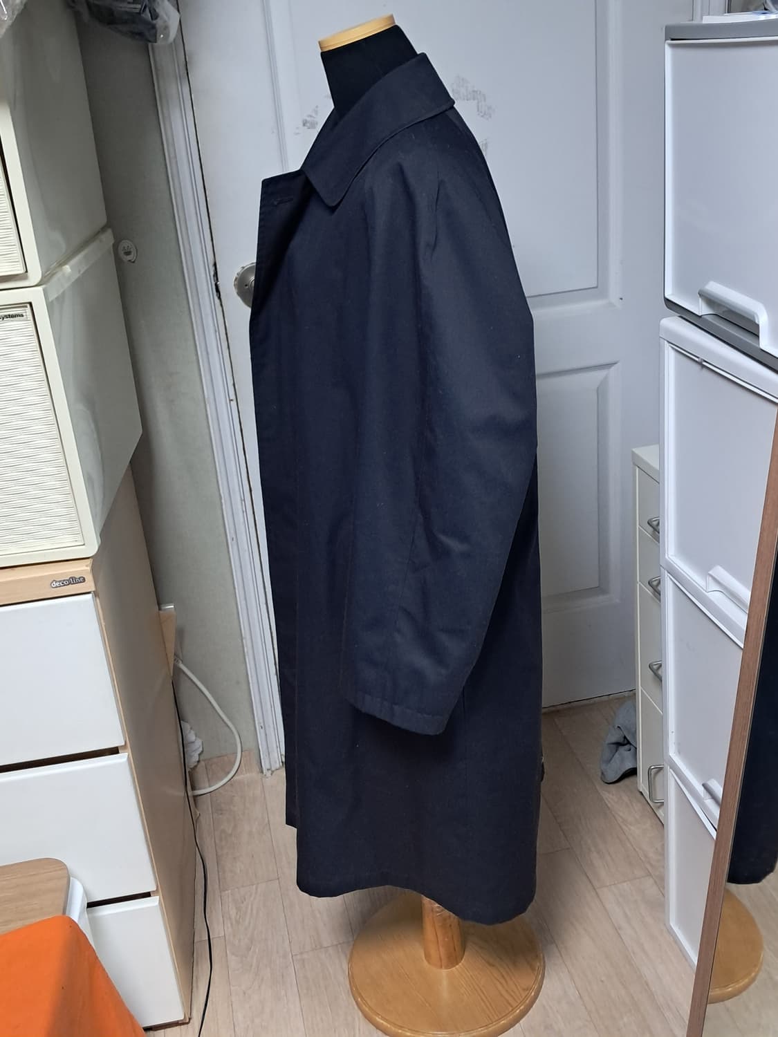 정품 버버리 남성 트렌치 코트 네이비 50 R(약100) 상품이미지2