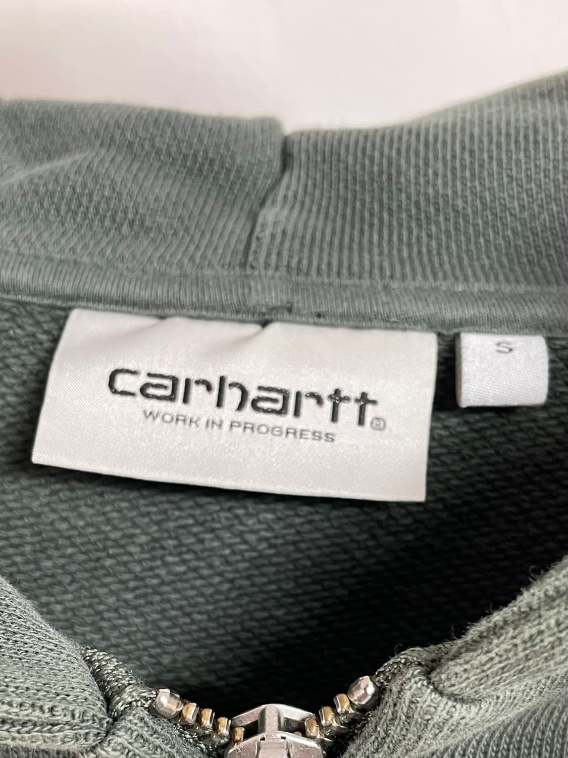 칼하트 카키 투웨이 후드집업 (on.157)   상품이미지5