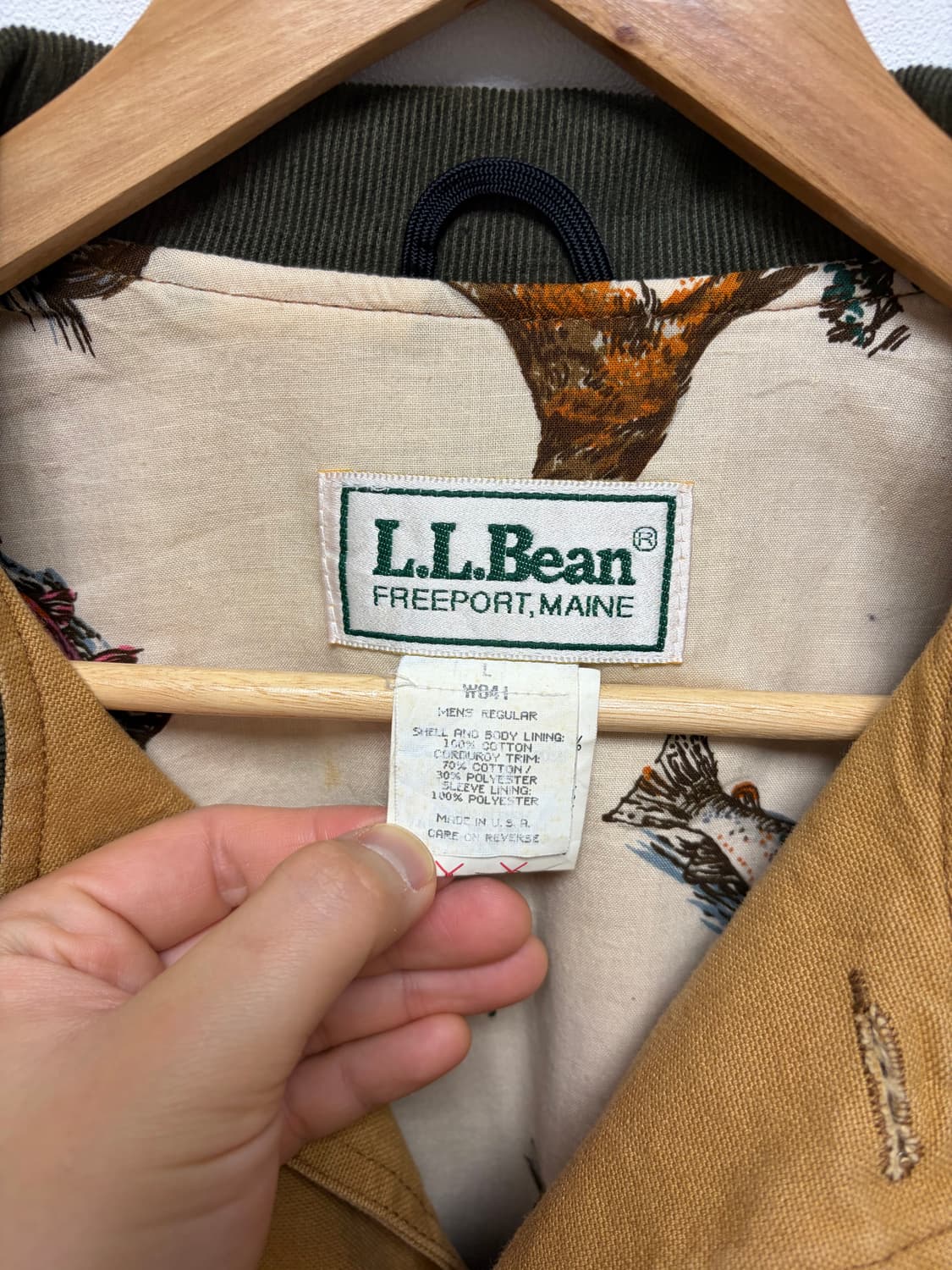 80s L.L.bean 엘엘빈 헌팅 자켓 상품이미지5