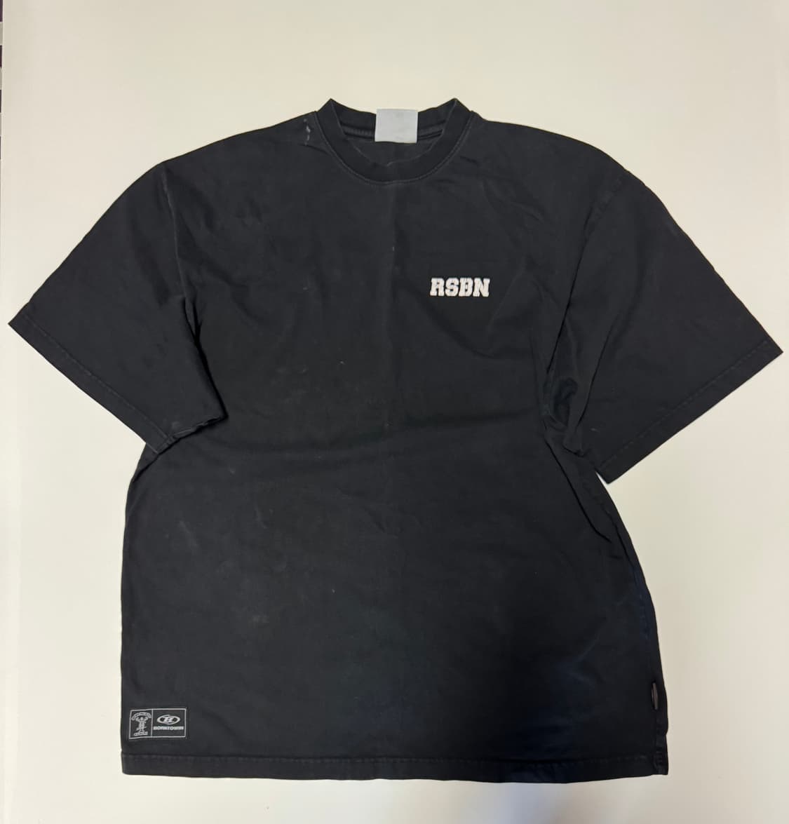 본투윈 24년도 빅 사이즈 반팔 티셔츠 1 XL ~ 2XL 블랙 상품이미지2