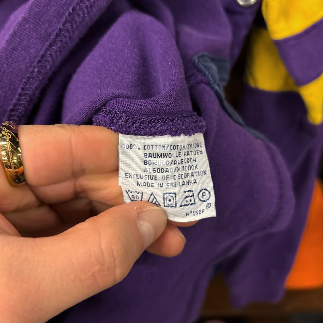 90s 폴로 랄프로렌 럭비 셔츠 빅 로고 넘버링 더블알엘 N361 상품이미지9